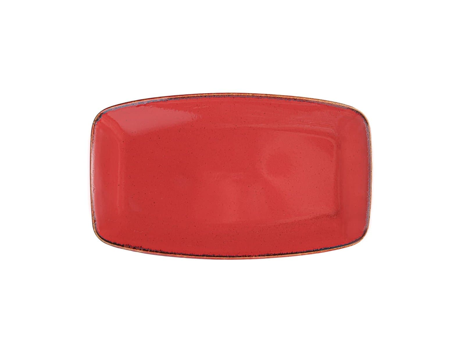 Porland Seasons Kırmızı Kayık Tabak 32cm