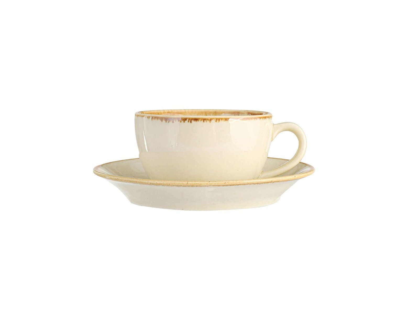 Porland Seasons Sarı Tabaklı Çay Fincanı 250cc