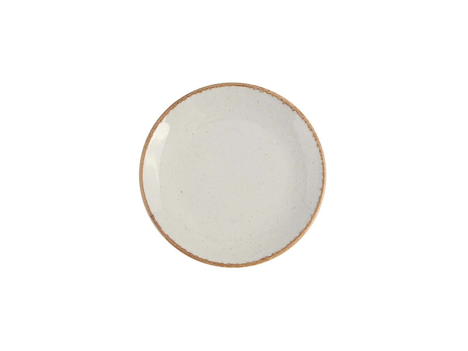 Porland Seasons Gri Düz Tabak 18cm