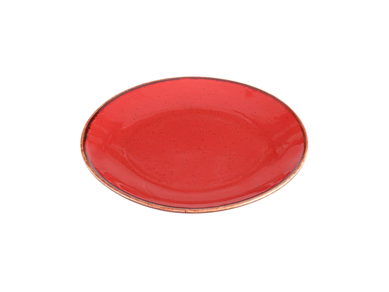 Porland Seasons Kırmızı Düz Tabak 18cm