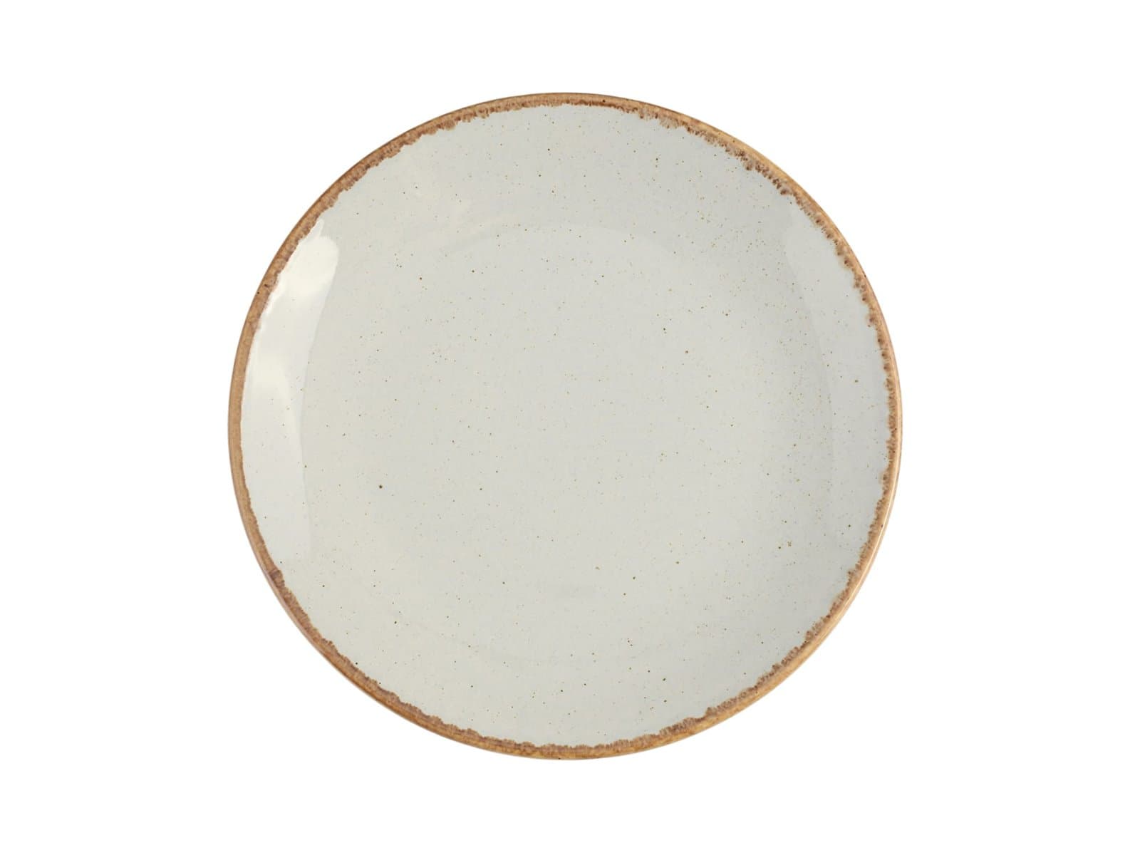 Porland Seasons Gri Düz Tabak 28cm