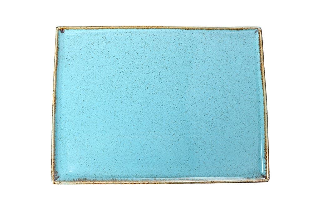 Porland Seasons Turkuaz Kahvaltı Tabağı 26x35cm