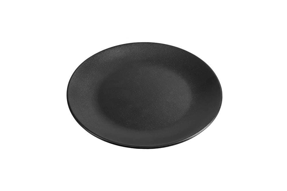 Porland Seasons Siyah Düz Tabak 18cm