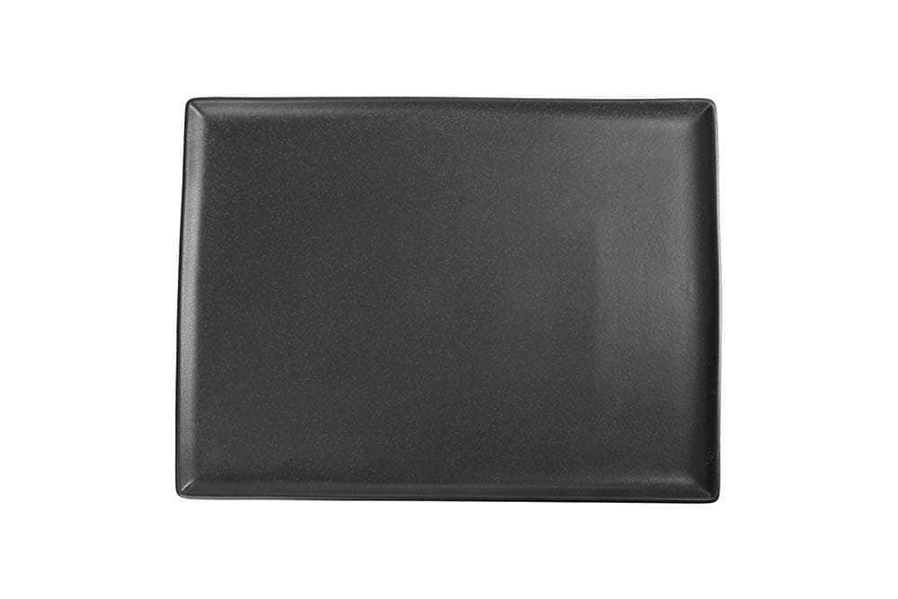 Porland Seasons Siyah Kahvaltı Tabağı 26x35cm