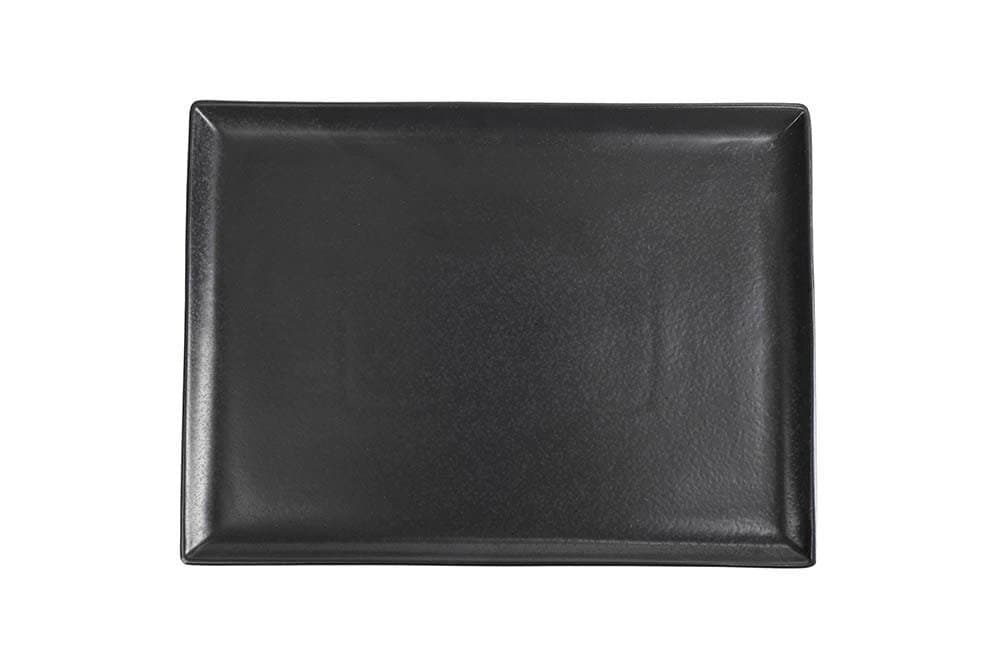 Porland Seasons Siyah Kahvaltı Tabağı 21x28cm