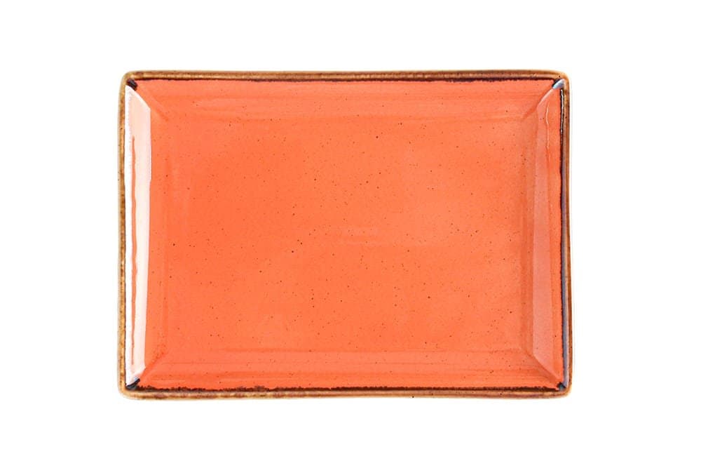 Porland Seasons Turuncu Kahvaltı Tabağı 21x28cm