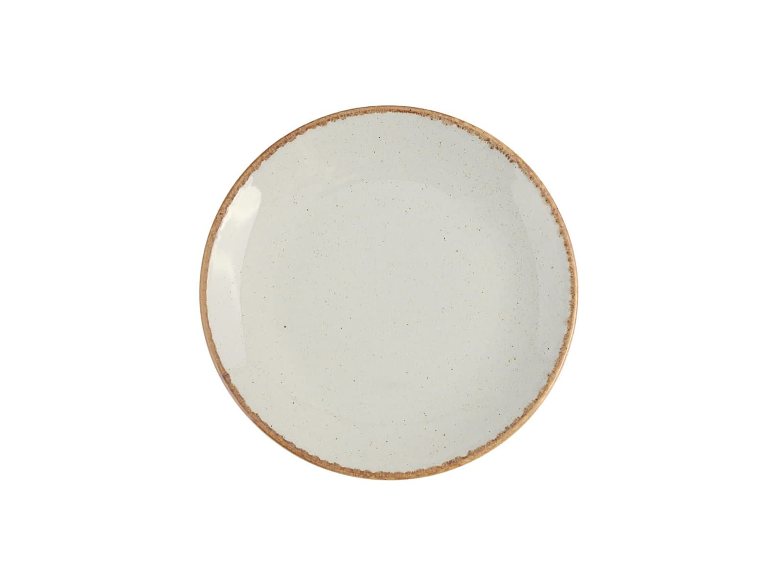 Porland Seasons Gri Düz Tabak 24cm
