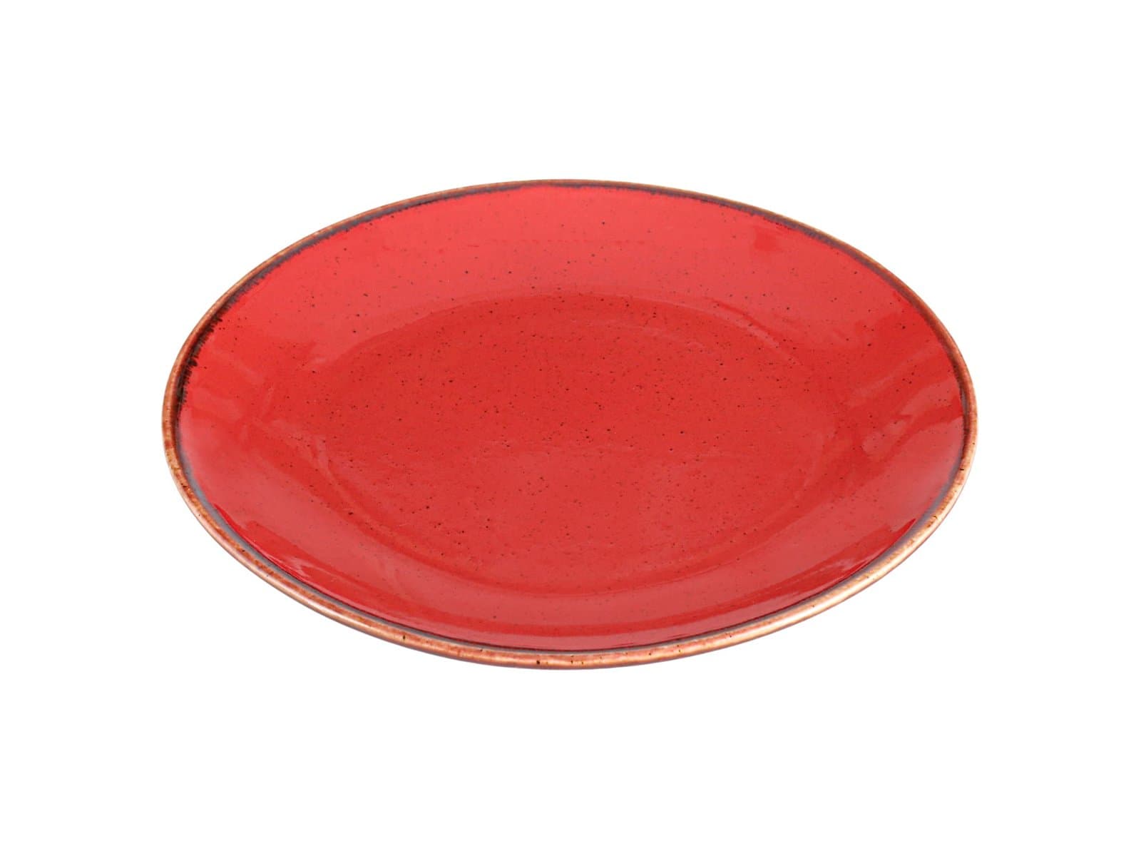 Porland Seasons Kırmızı Düz Tabak 24cm