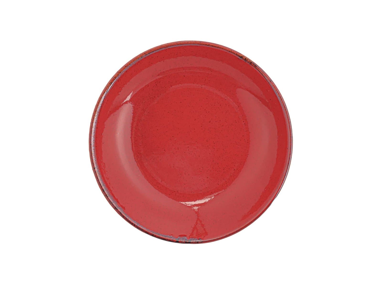 Porland Seasons Kırmızı Çukur Tabak 21cm