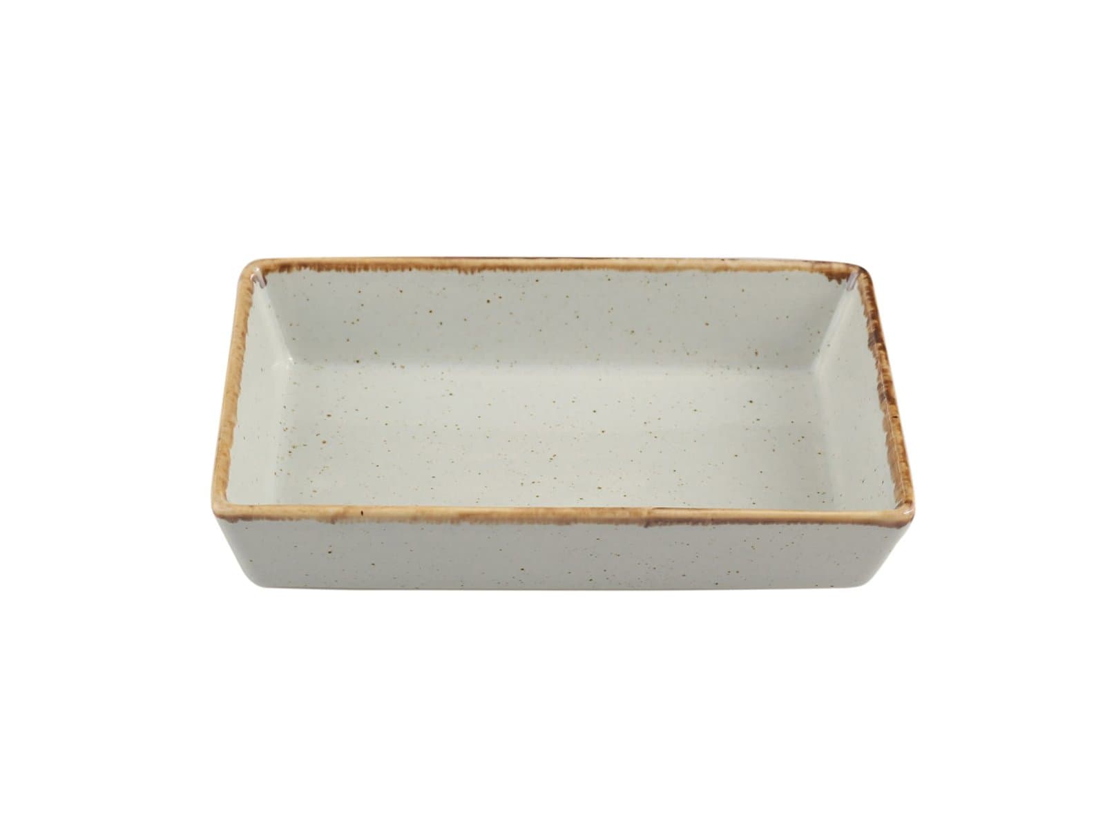 Porland Seasons Gri Kahvaltı&Meze Tabağı 10x16cm