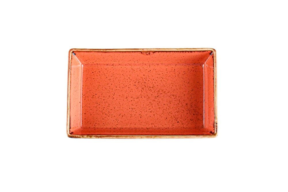 Porland Seasons Turuncu Kahvaltı&Meze Tabağı 10x16cm