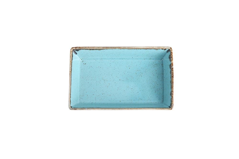 Porland Seasons Turkuaz Kahvaltı&Meze Tabağı 8x14cm 3 adet