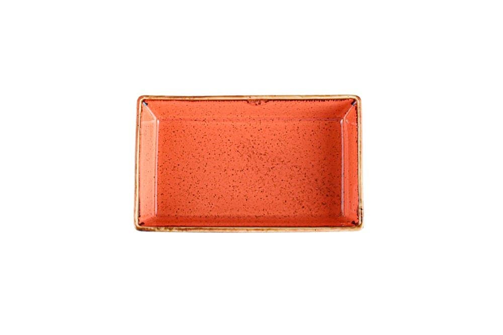 Porland Seasons Turuncu Kahvaltı&Meze Tabağı 8x14cm