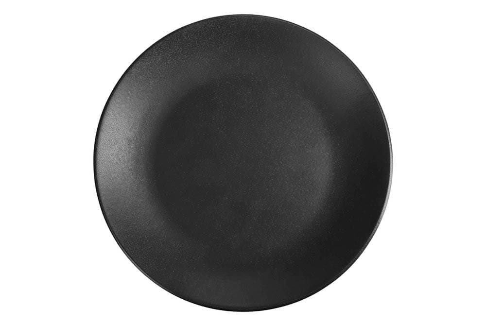 Porland Seasons Siyah Düz Tabak 30cm