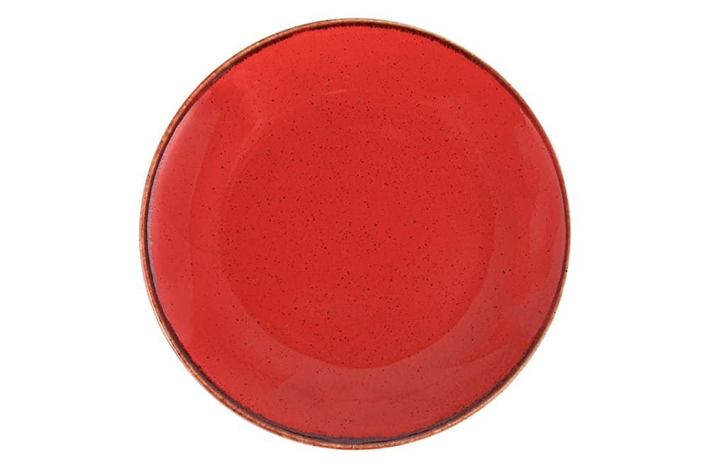Porland Seasons Kırmızı Düz Tabak 30cm