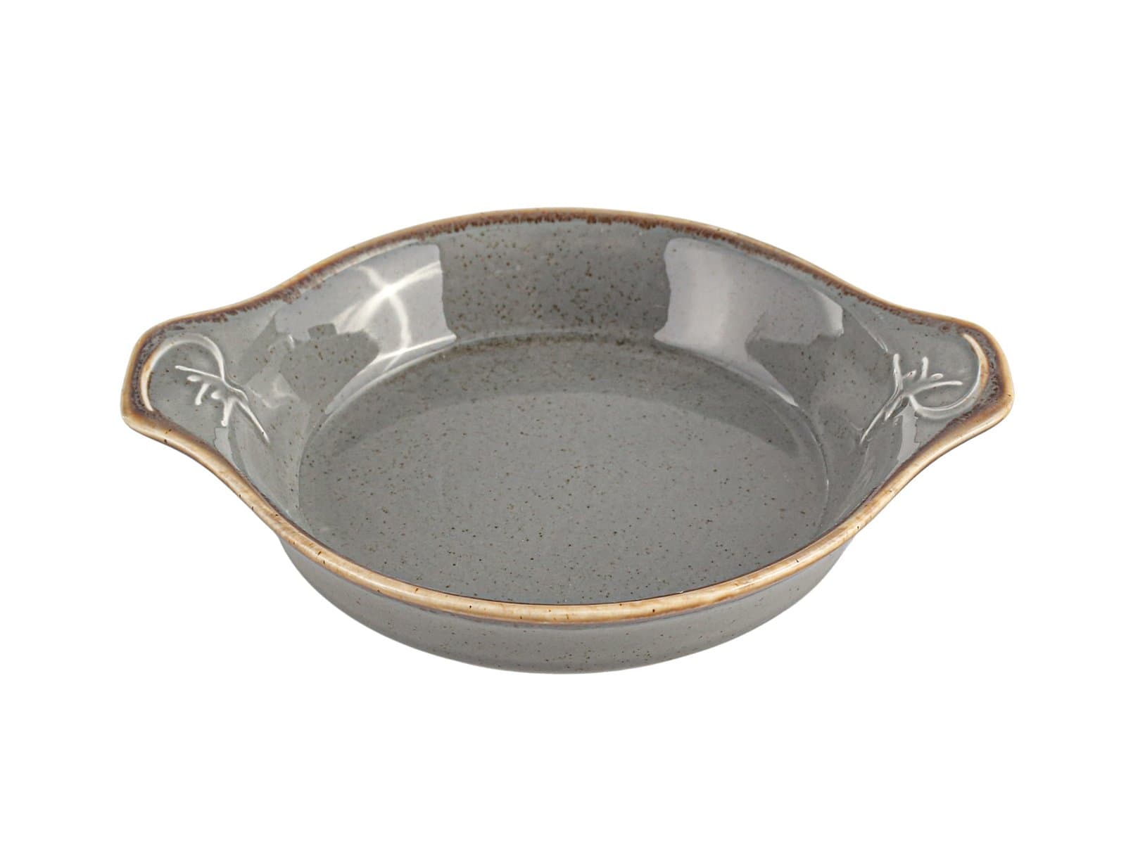 Porland Seasons Koyu Gri Sunum Tabağı 17cm