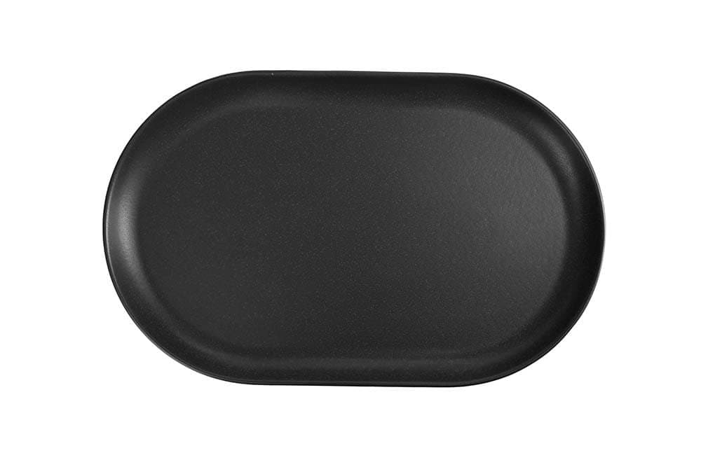 Porland Seasons Siyah Kayık Tabak 32cm