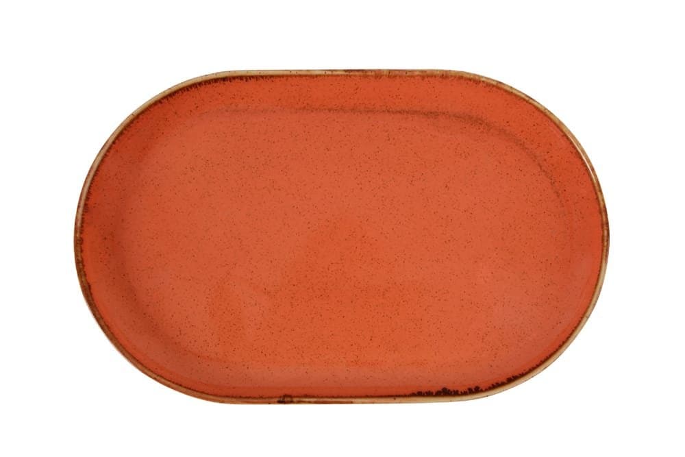 Porland Seasons Turuncu Kayık Tabak 32cm