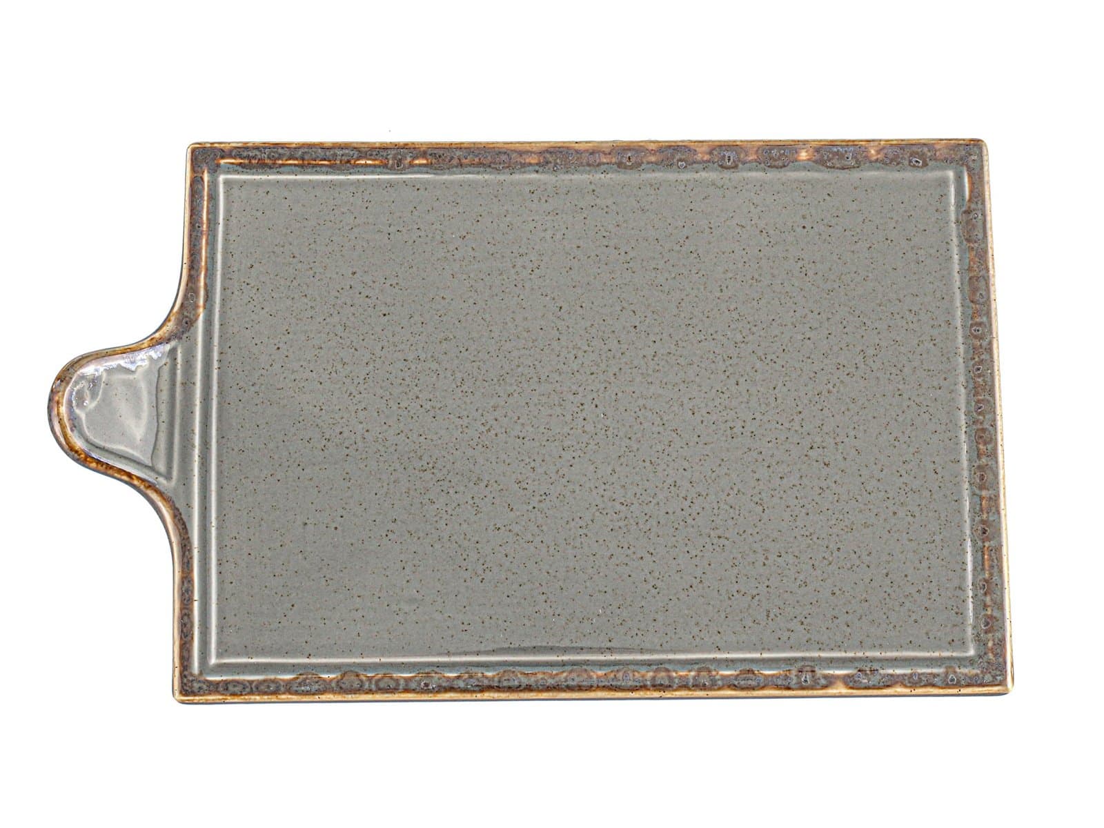 Porland Seasons Koyu Gri Peynir Tabağı 35cm