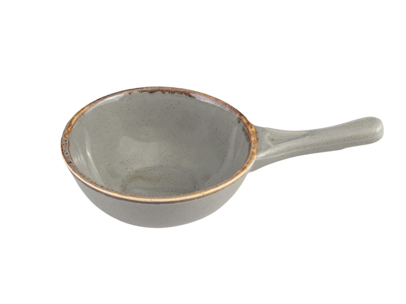 Porland Seasons Koyu Gri Saplı Sunum Kasesi 16cm