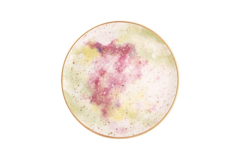 Porland Cosmos Desen2 Düz Tabak 20cm