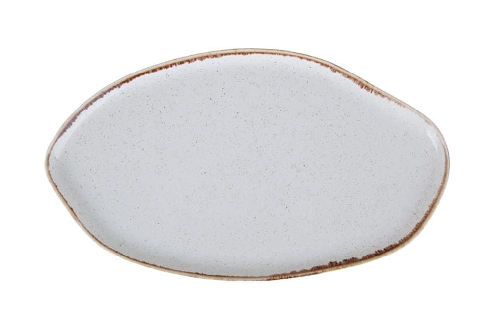 Porland Pure Seasons Bej Kayık Tabak 31cm