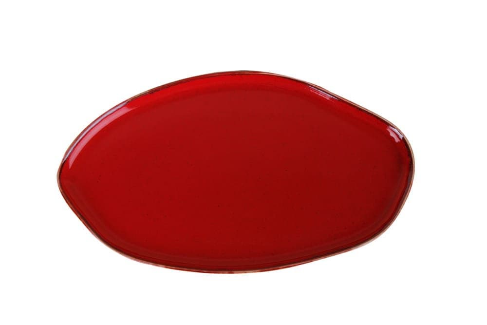 Porland Pure Seasons Kırmızı Kayık Tabak 32cm