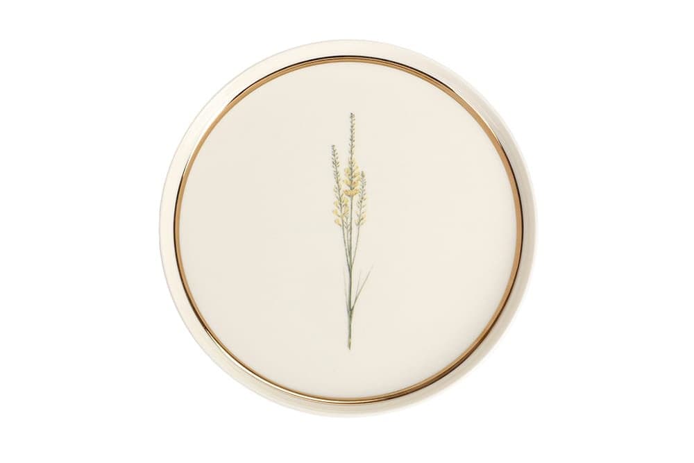Porland Botanical Desen2 Düz Tabak 21cm
