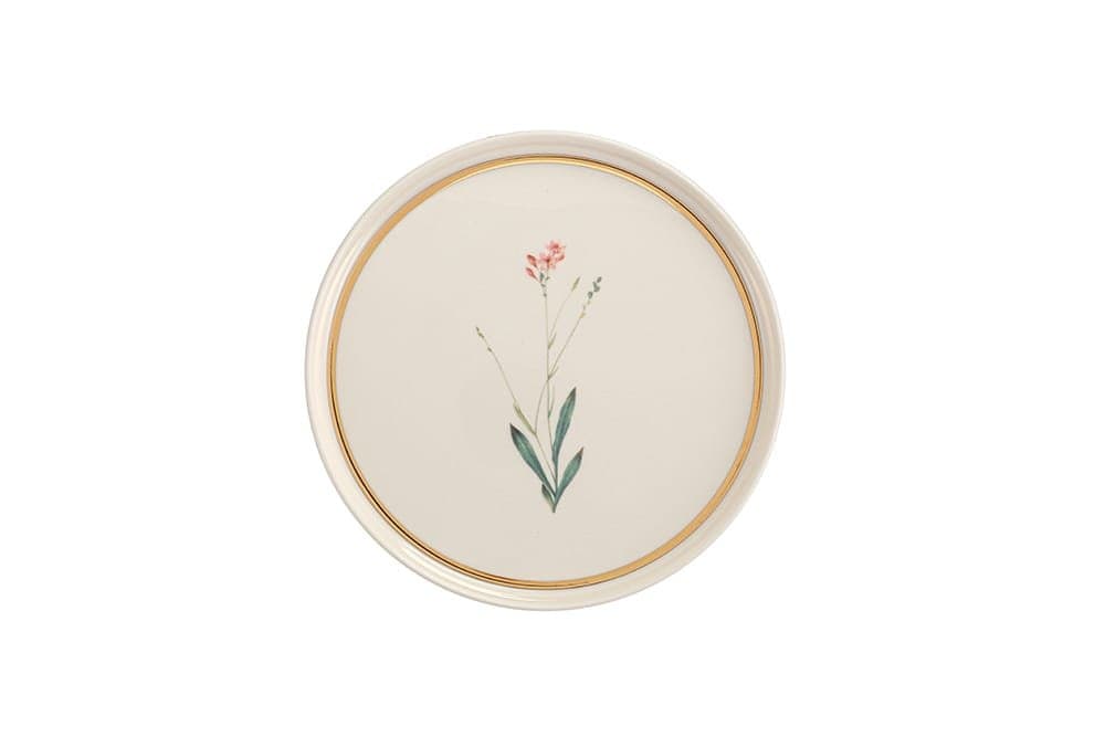 Porland Botanical Desen4 Düz Tabak 21cm
