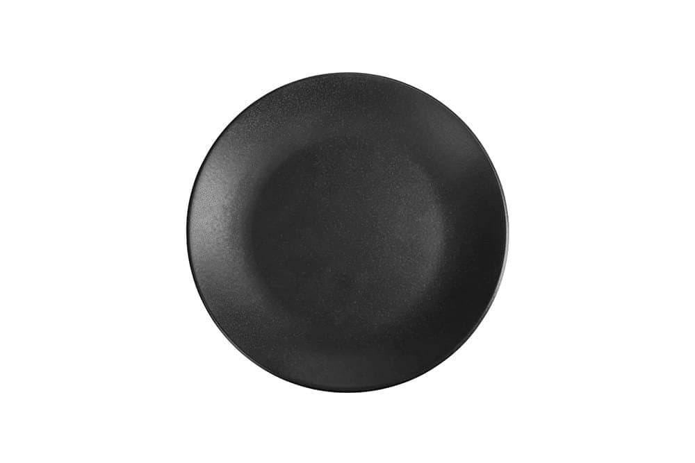 Porland Seasons Siyah Düz Tabak 20cm