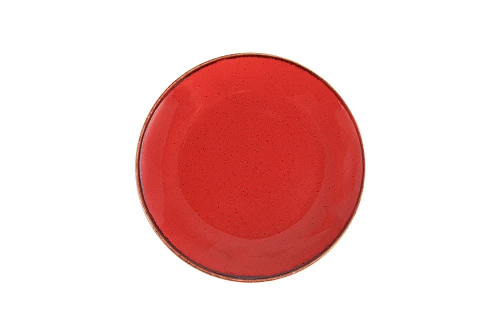 Porland Seasons Kırmızı Düz Tabak 20cm