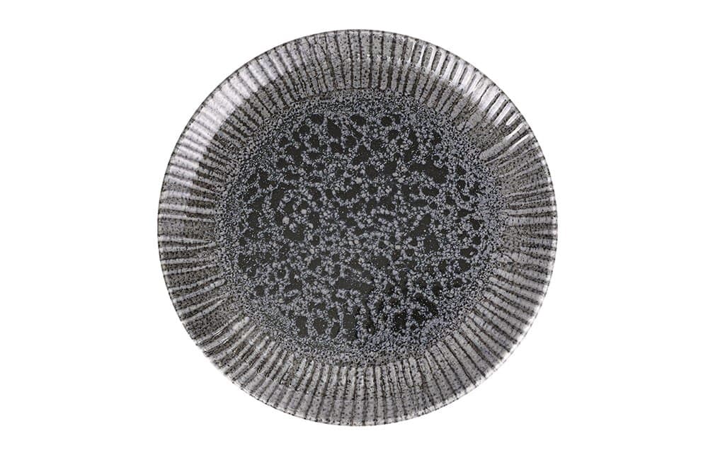 Porland Iris Grey Düz Tabak 32cm