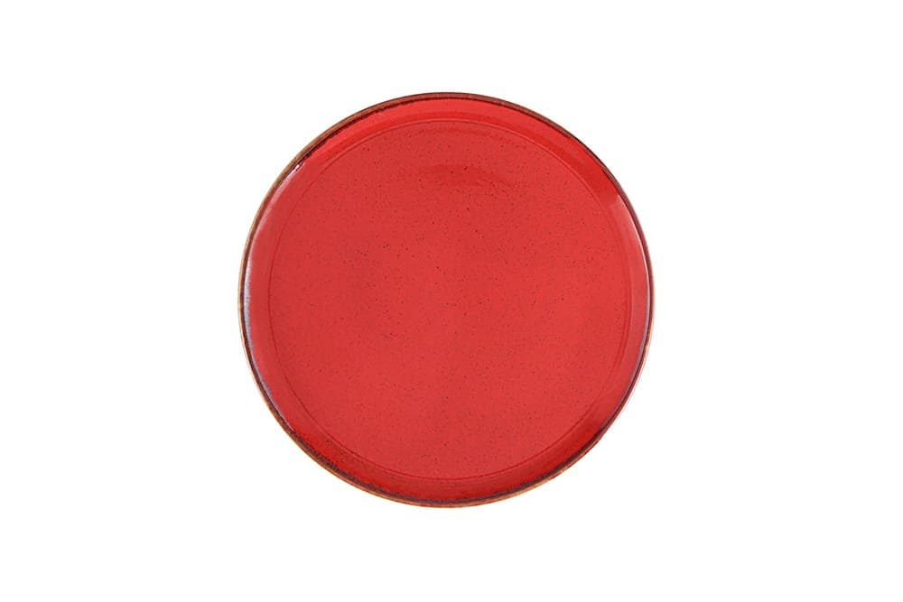 Porland Seasons Kırmızı Düz Tabak 24cm