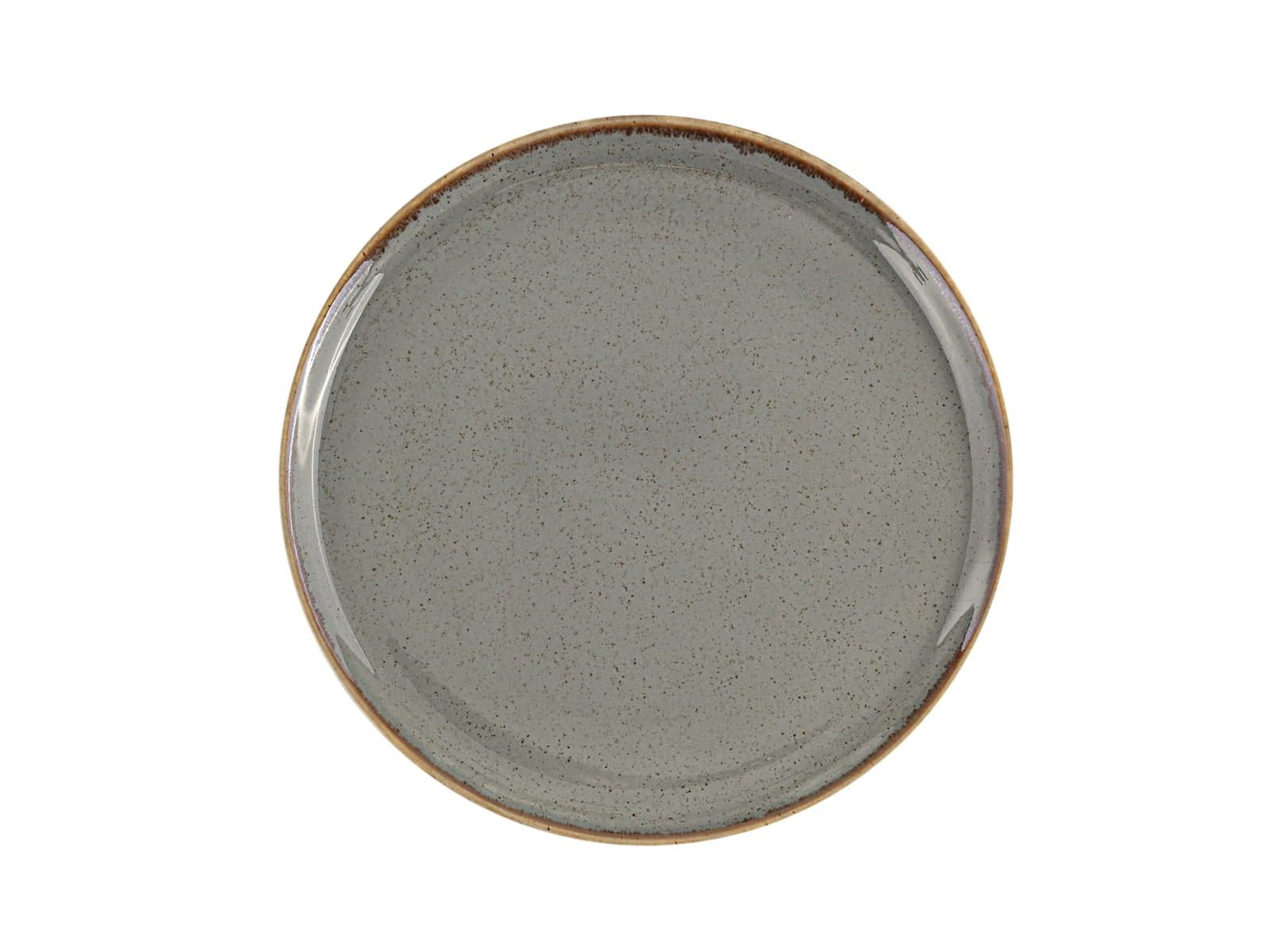 Porland Seasons Koyu Gri Düz Tabak 24cm