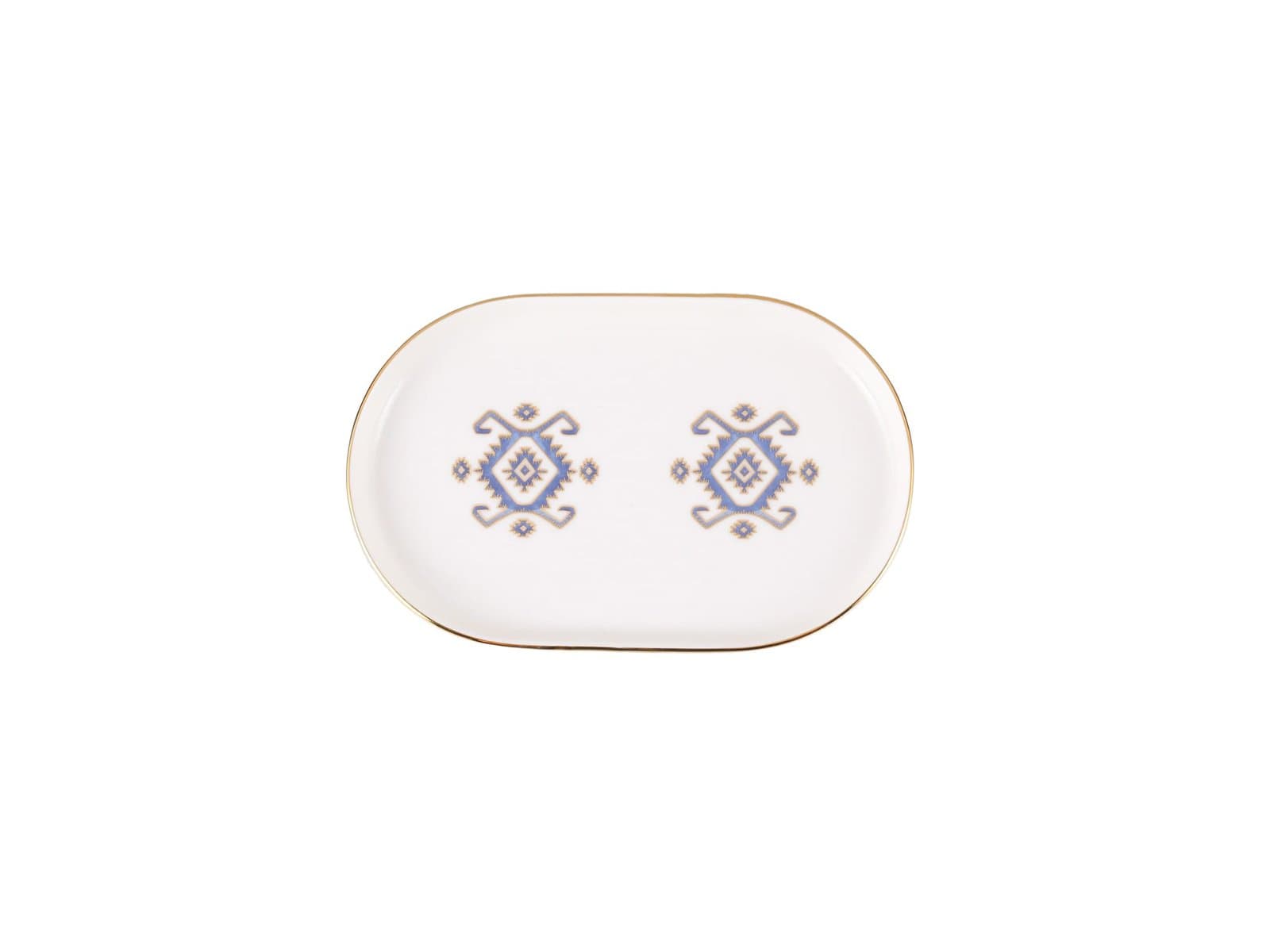 Porland Arabesque Desen5 Kayık Tabak 18cm