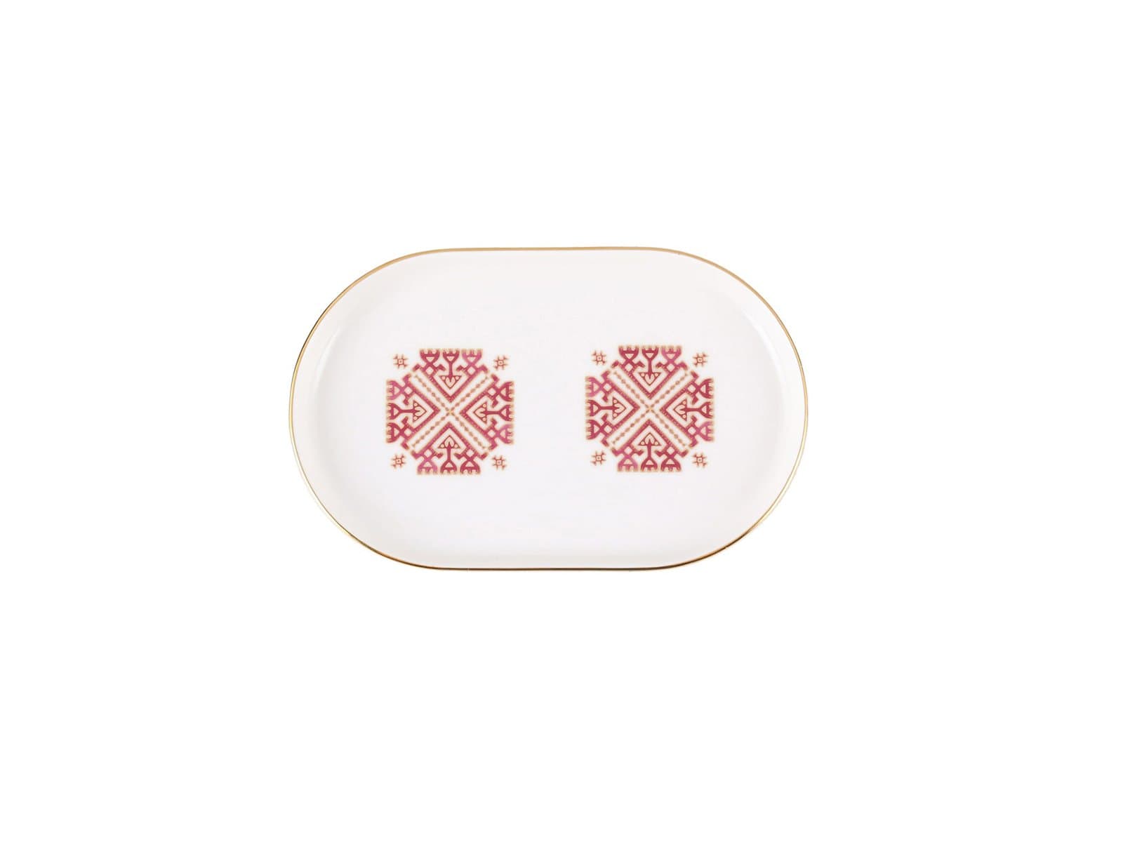 Porland Arabesque Desen6 Kayık Tabak 18cm