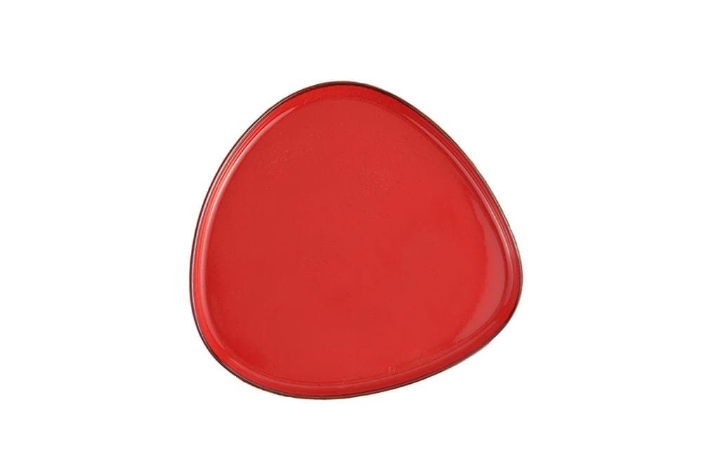 Porland Seasons Kırmızı Düz Tabak 27cm