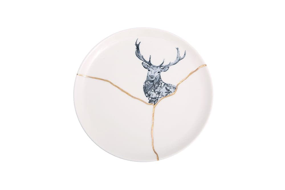 Porland Spirits Geyik Düz Tabak 20cm