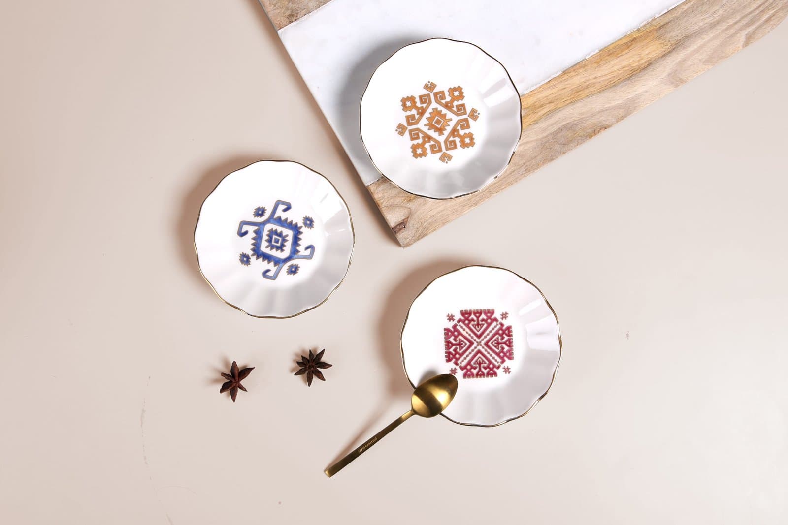Porland Arabesque 6lı Çay Tabağı 11cm