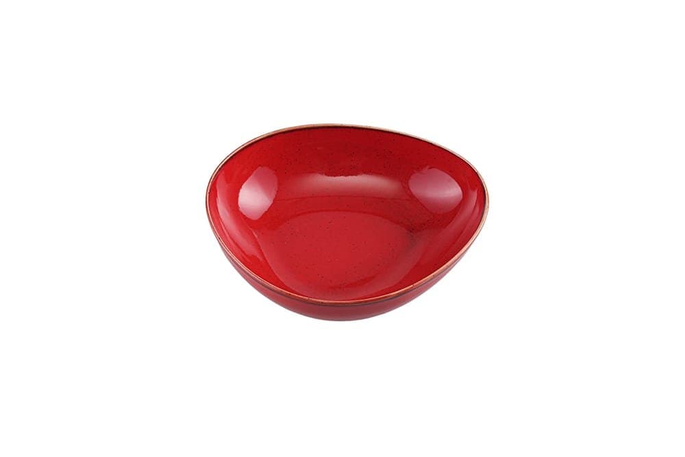 Porland Seasons Kırmızı Çukur Tabak 20cm