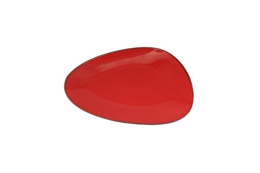 Porland Seasons Kırmızı Kayık Tabak 37cm
