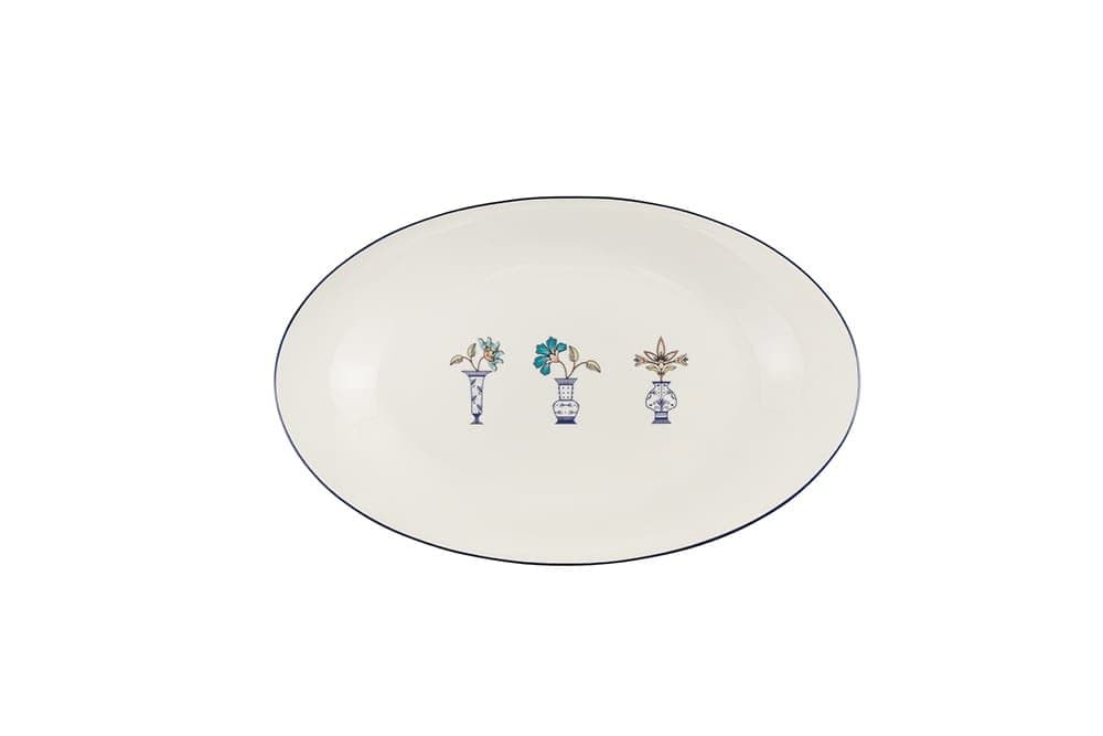 Porland Vaso Piccolo Desen10 Kayık Tabak 27cm