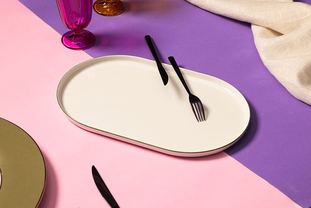 Porland Funky Kayık Tabak 32cm