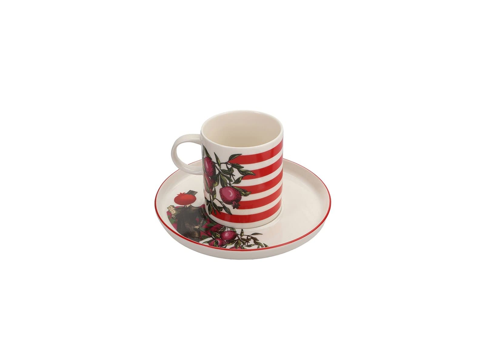 Porland Funky Desen6 Tabaklı Kahve Fincanı 85cc