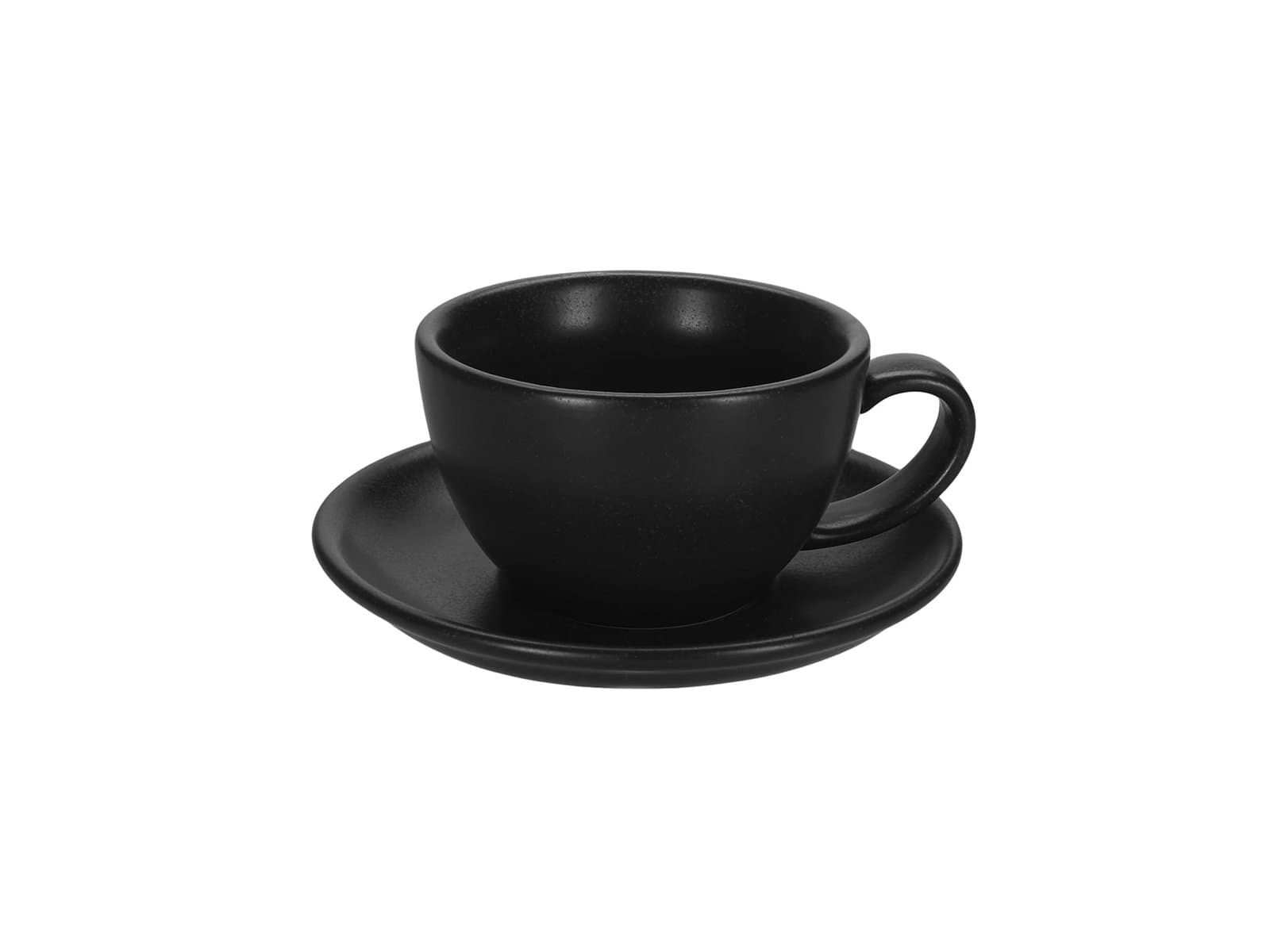 Porland New Standard Seasons Siyah Tabaklı Çay Fincanı 200cc