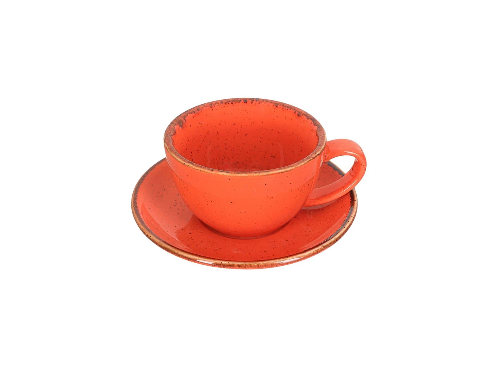 Porland New Standard Seasons Turuncu Tabaklı Çay Fincanı 200cc