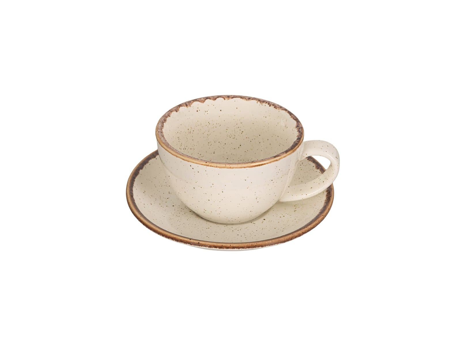 Porland New Standard Seasons Bej Tabaklı Çay Fincanı 200cc