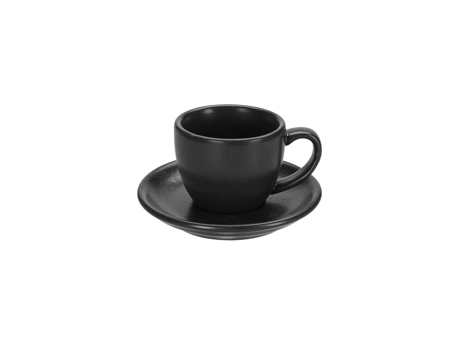 Porland New Standard Seasons Siyah Tabaklı Kahve Fincanı 90cc