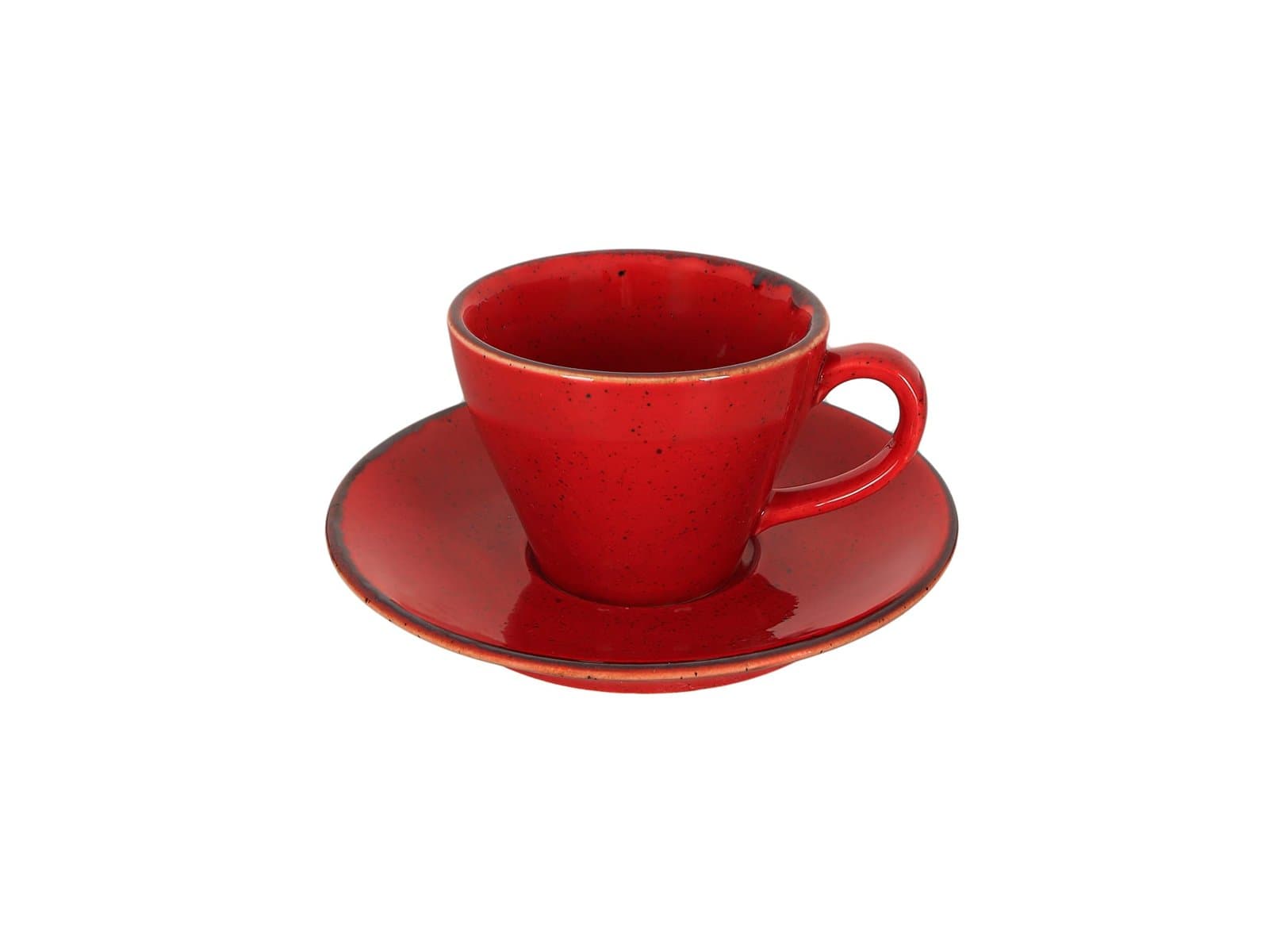 Porland Heritage Standard Seasons Kırmızı Tabaklı Çay Fincanı 175cc