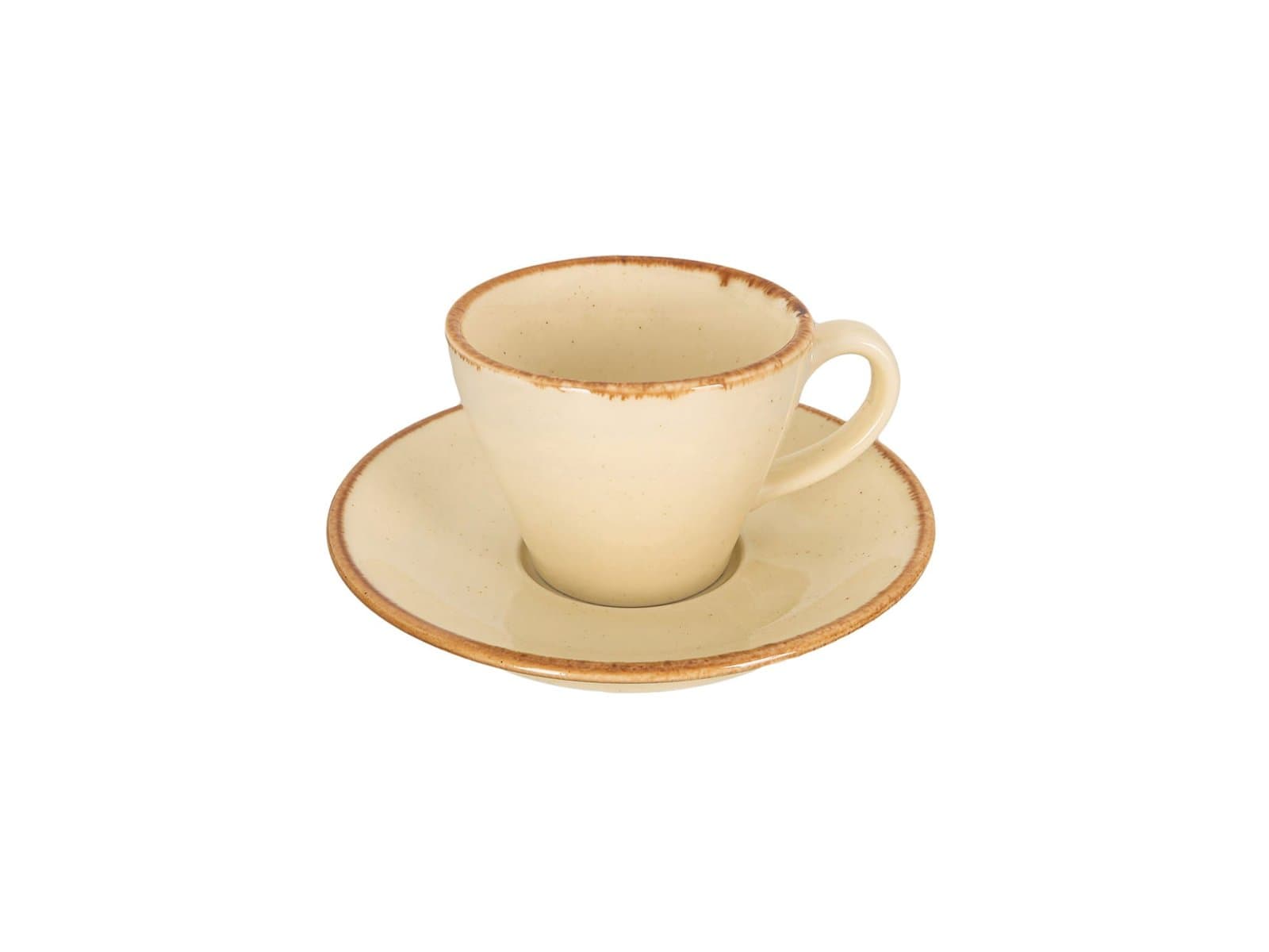 Porland Heritage Standard Seasons Sarı Tabaklı Çay Fincanı 175cc